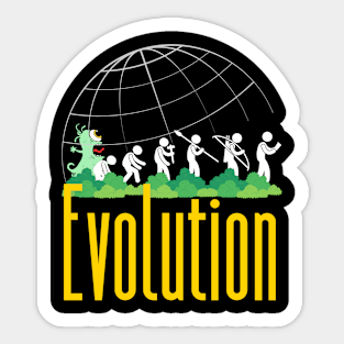 Alien Evolution Sticker